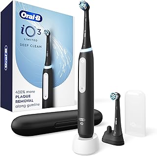 Oral-B iO Series 3 Deep Clean Rechargeable Electric Toothbrush, Black (B tier)