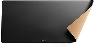 Leather Desk Mat 25.6x11.8 Deep Black (C tier)