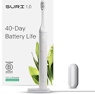 SURI 1.0 Sonic Electric Toothbrush, White (C tier)