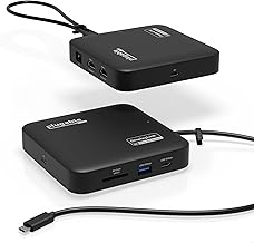 Plugable 7-in-1 USB-C DisplayLink Dock Dual 4K 60Hz 100W PD (A tier)