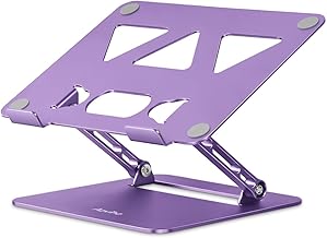 Adjustable Aluminum Laptop Stand Purple (C tier)