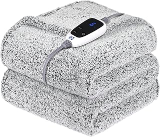 SEALY Electric Blanket Heated Throw 50x60 Charcoal (A tier)