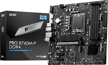 PRO B760M-P DDR4 LGA 1700 Micro ATX Motherboard (C tier)