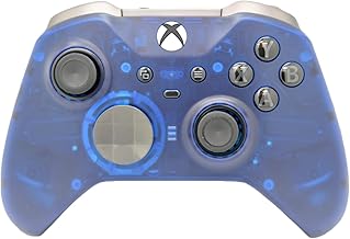 Elite 2 Custom Controller for PC Clear Blue (C tier)