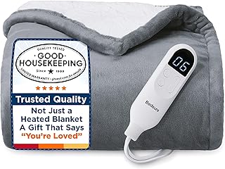 Bedsure Heated Blanket Throw 50x60 Grey (S tier)