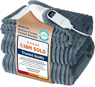 Bedsure GentleSoft Heated Blanket 50x60 Grey (A tier)