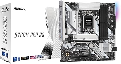 ASRock B760M Pro RS LGA 1700 Micro ATX Motherboard (C tier)