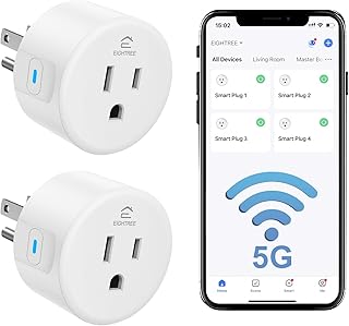 EIGHTREE Smart Plug 5GHz 2.4GHz 2 Pack (B tier)