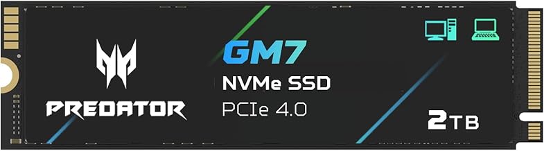 Acer Predator GM7 2TB PCIe Gen4 NVMe SSD (B tier)