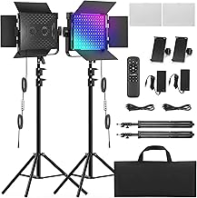 RGB LED Studio Light 50W 2-Pack (D tier)