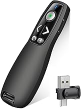 2-in-1 USB Type C Presentation Clicker with Green Laser (C tier)