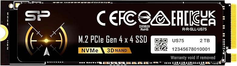 Silicon Power US75 2TB PCIe Gen4 NVMe SSD (B tier)