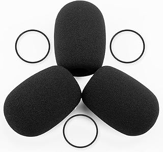 LEFXMOPHY Bose A20 Aviation Headset Mic Cover 3-Pack (B tier)