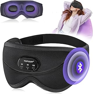 TOPOINT Sleep Mask with Bluetooth 5.4 and White Noise (A tier)