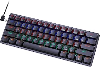 Redragon 60% Low-Profile Mechanical Keyboard Blue (D tier)