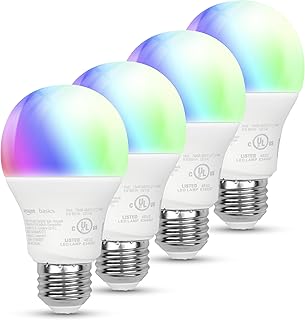 Amazon Basics Smart A19 Color Changing 4-Pack (B tier)