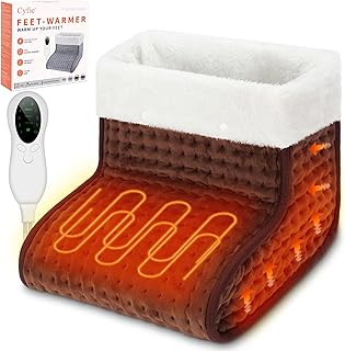 CYFIE Foot Warmer Under Desk 10 Heat Settings Brown (B tier)