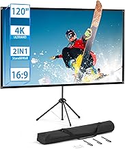 120-inch 16:9 Portable Projector Screen with Tripod Stand (C tier)