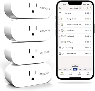 Emporia Energy Monitoring Smart Plug 4 Pack (A tier)