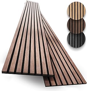 Acoustic Wood Slat Panels 2-Pack (C tier)
