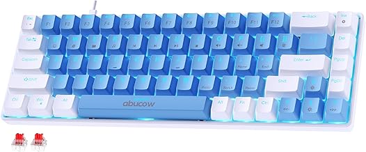 Abucow 60% Mechanical Keyboard 68 Keys Red (F tier)