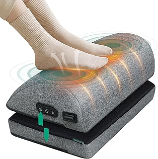 Snailax Heated Foot Rest Under Desk Heat Vibration (S tier)