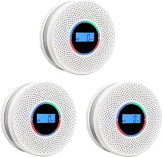 Smoke Detector Carbon Monoxide Detector Combo with Digital Display (D tier)