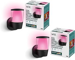 WiZ Connected Smart Wall Light Outdoor 2-Pack (B tier)