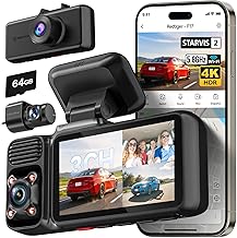 REDTIGER F17 4K 3-Channel Dash Cam (A tier)