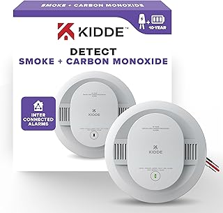 Kidde Smoke and Carbon Monoxide Detector Hardwired 10-Year Battery (B tier)