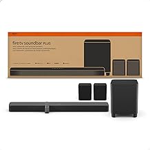 Amazon Fire TV Soundbar Plus 5.1 with Subwoofer and Surround Speakers (C tier)