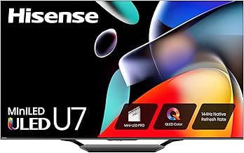 Hisense 65-Inch U7 Mini-LED ULED 4K (A tier)