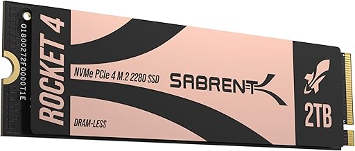 SABRENT Rocket 4 2TB PCIe Gen4 NVMe SSD (A tier)
