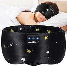 MUSICOZY Mulberry Silk Bluetooth Sleep Mask Headphones (B tier)