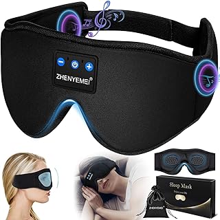 Bluetooth Sleep Mask with 3D Eye Cups (B tier)
