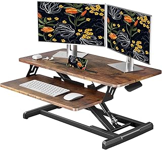 JOY worker 32 inch Standing Desk Converter (C tier)