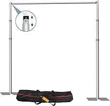 SLOW DOLPHIN Pipe and Drape Backdrop Stand 10x8.6ft (B tier)