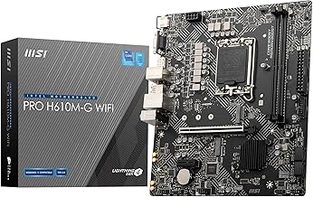 PRO H610M-G WiFi LGA 1700 Micro ATX Motherboard (C tier)