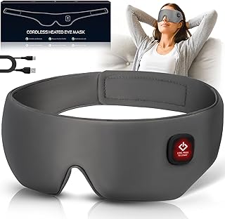 Silk Cordless Heated Eye Mask Grey (B tier)