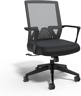 STAPLES Cartwright Ergonomic Office Chair Mesh Lumbar Support Black (C tier)