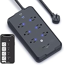 Geeni Smart Plug Power Strip 6 Outlets 2 USB (C tier)