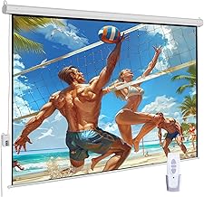 120-inch 16:9 Electric Motorized Projector Screen with Remote (D tier)