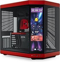 Hyte Y70 Touch Infinite ATX Mid Tower Case Black Cherry (A tier)