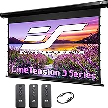Elite Screens CineTension 3 120-inch 16:9 Electric Motorized Projector Screen (A tier)