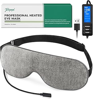 Heated Eye Mask Warm Eye Compress Grey (B tier)