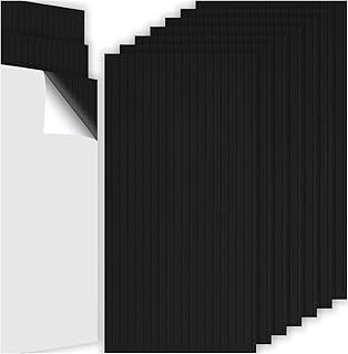 Acoustic Panels 48x24x0.38 10-Pack Black (D tier)