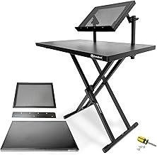 AxcessAbles Portable Two-Tier DJ Table Stand (D tier)
