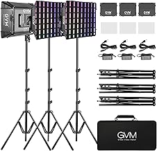 GVM 680RS RGB LED Video Light 3-Pack (C tier)