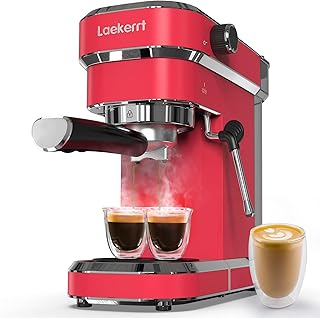 20 Bar Professional Espresso Maker Red (D tier)