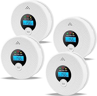 Smoke and Carbon Monoxide Detector Combo with LCD Display (D tier)